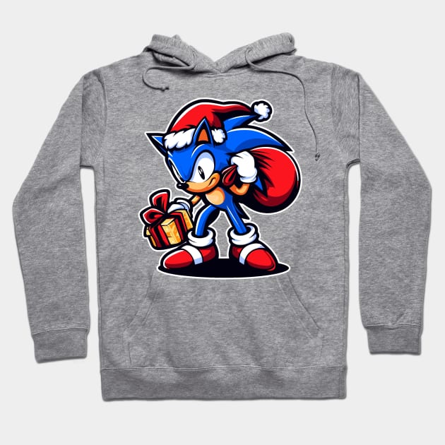 Sonic The Xmas 07 Hoodie by romancenemy